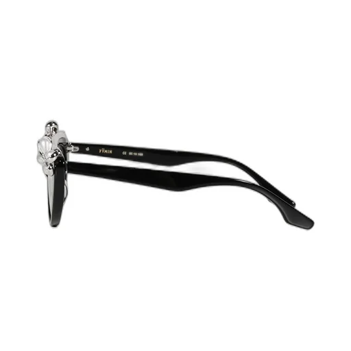 Pearl Flower Simple Glasses / Blk