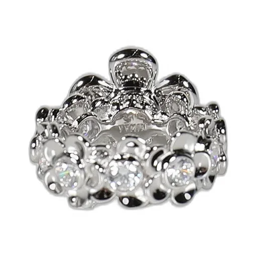 Spin Flower Garden Ring / Sil