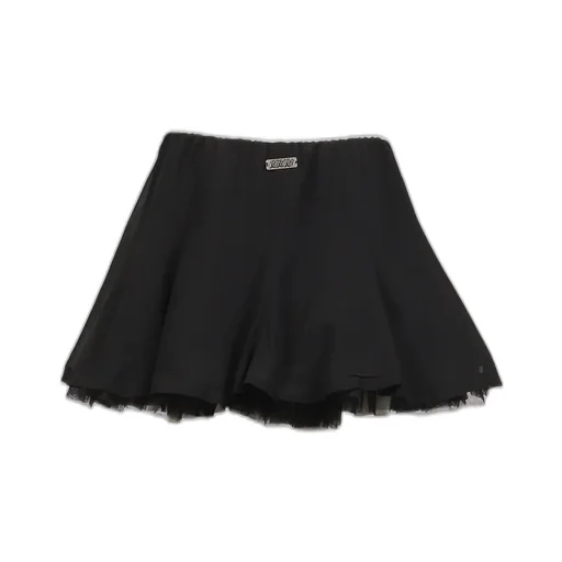 Tulle Mini Skirt Black / Blk