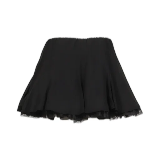 Tulle Mini Skirt Black / Blk