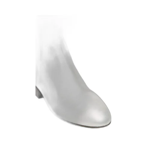MarsÈLl Metaliic Zipped Ankle Boots