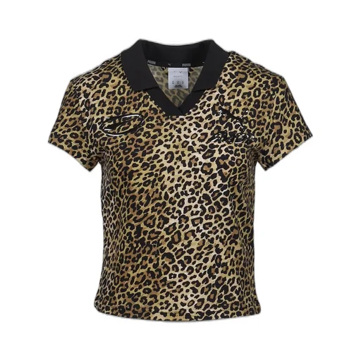 Animal Baby Tee / Warm Bei-Aop