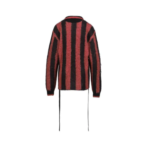 2Way Football Stripe Knit / Red