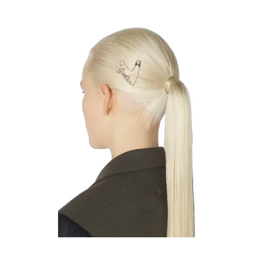 Gaultier Heart Safety Pin Hair Clip