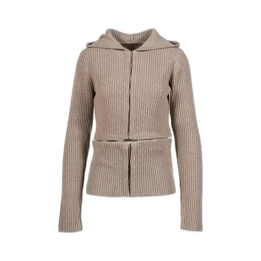Refracta Cardigan / Dark Stone