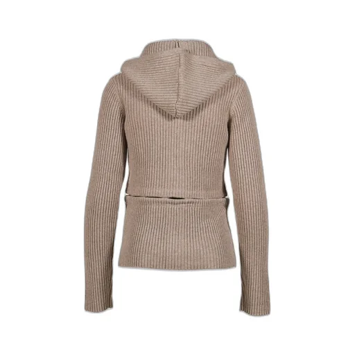 Refracta Cardigan / Dark Stone