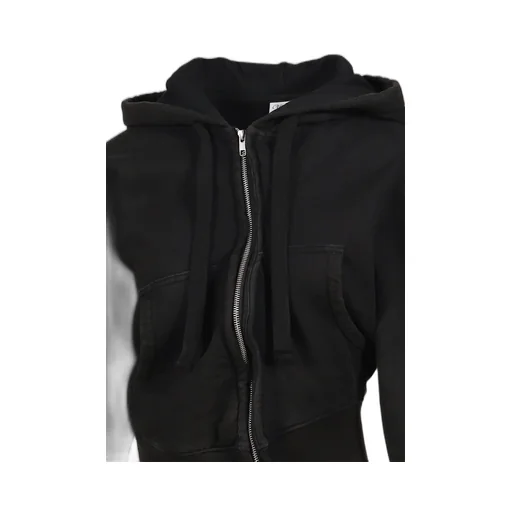 Twisted Hoodie Knit / Black