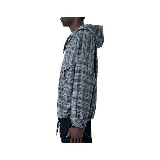 Martine Rose Check Fleece Hoodie