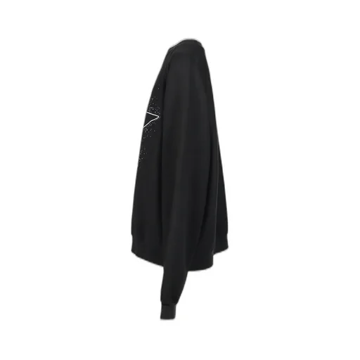 Oversized Sweat Shirt Knit / Blk