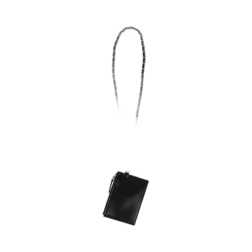 Wallet Necklace Leather / Black