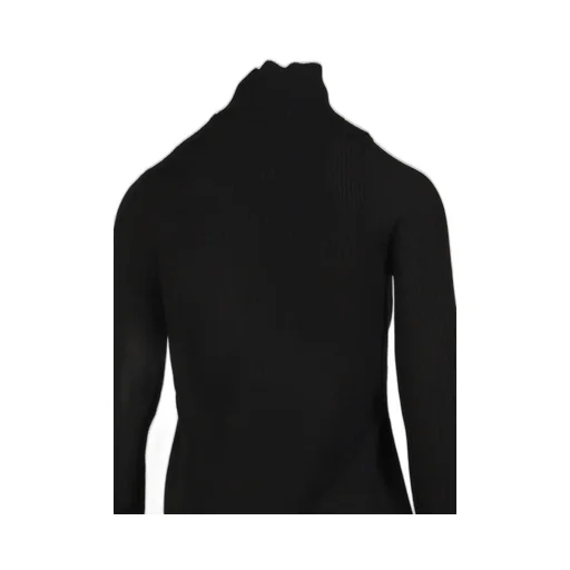 Oblique Butonned Sweater / Blk
