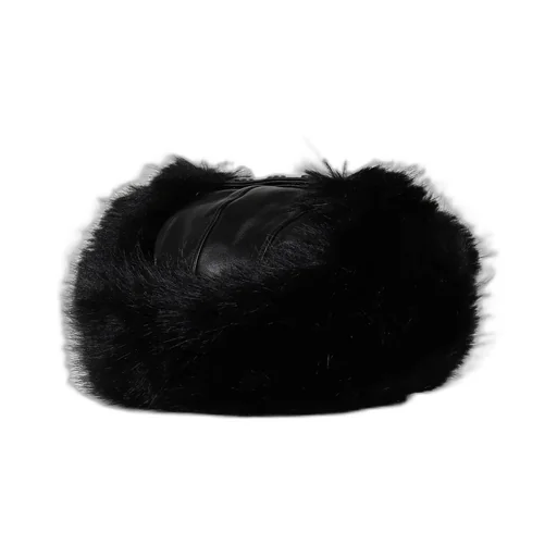 Trapper Hat Leather / Black