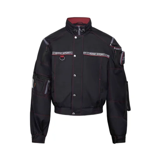 Martine Rose Logo Detailed Bumbag Bomber Jacket