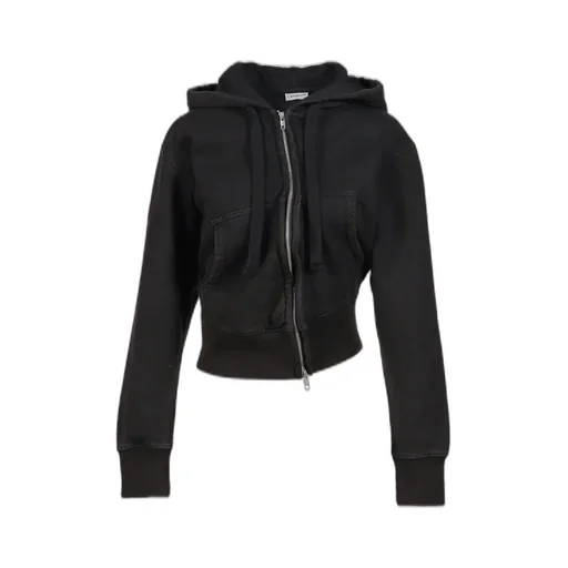 Twisted Hoodie Knit / Black