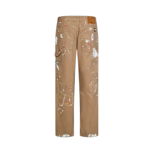 Martine Rose Paint-Splatter Wide-Leg Cargo Trousers