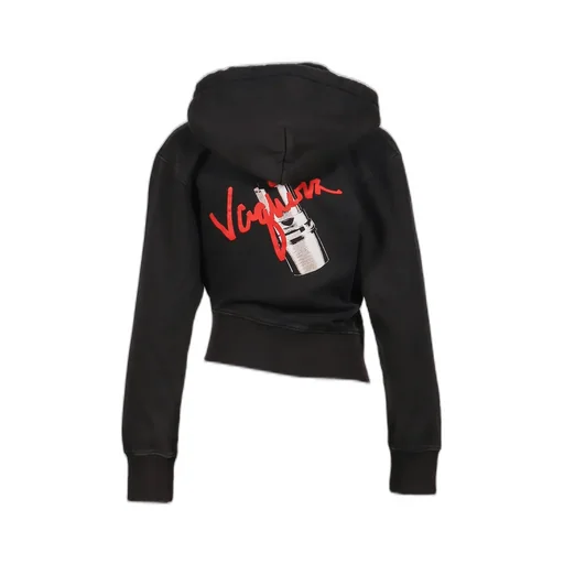 Twisted Hoodie Knit / Black