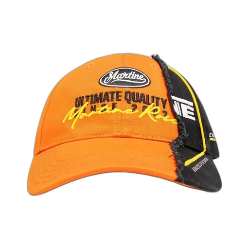 Martine Rose Two-Toned Curved Peak Cap