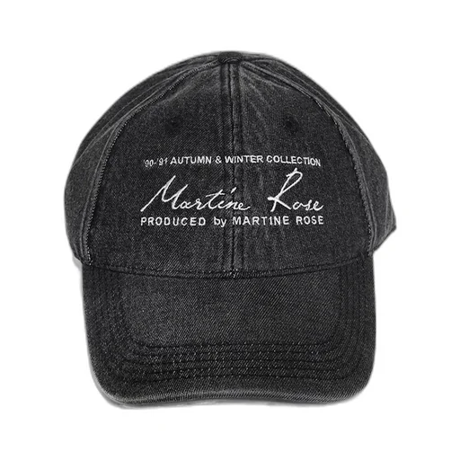 Martine Rose Logo Embroidered Curved Hem Cap
