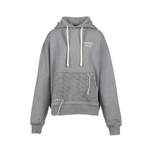 Patch Rabbit Ears Hoodie / Gry