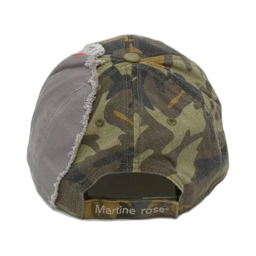 Martine Rose Logo Frayed Baseball Cap