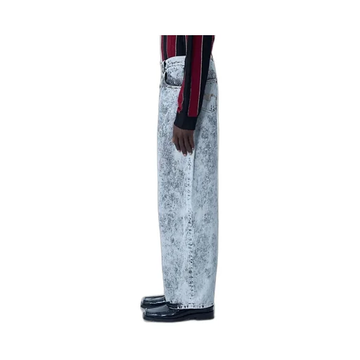 Martine Rose Acid-Wash Zip-Fly Straight Leg Jeans