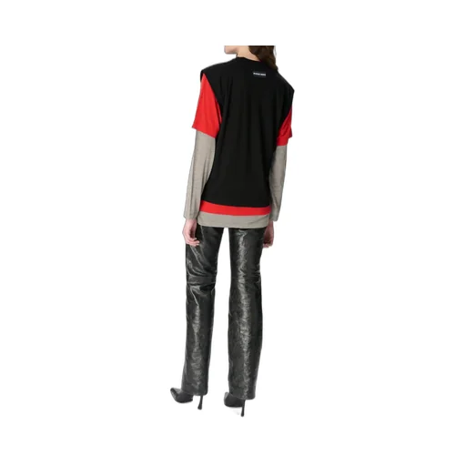 Merino Jersey Three T-Shirts Set / Gry/Red/Blk