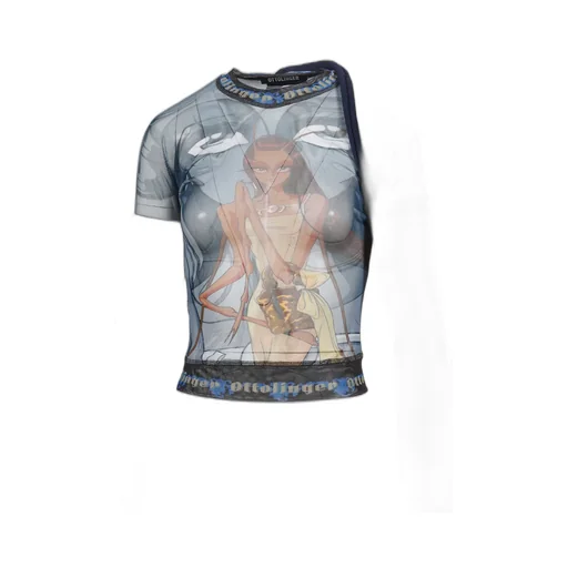 Mesh Hybrid Longsleeve / Julien Ceccaldi Print