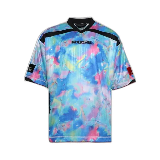 Martine Rose Watercolour-Printed V-Neck T-Shirt