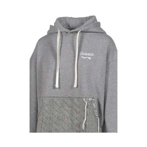 Patch Rabbit Ears Hoodie / Gry