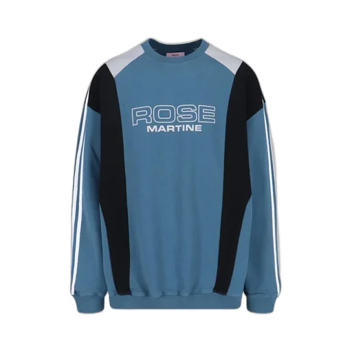 Martine Rose Color Blocked Striped Sweatshirt