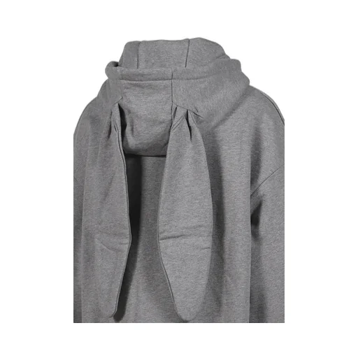 Patch Rabbit Ears Hoodie / Gry