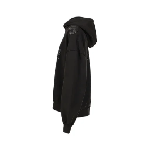 Cross Hoodie / Washed Black