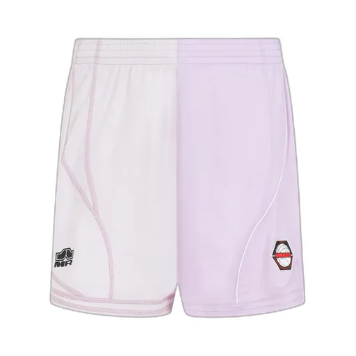 Martine Rose Half And Half Football Two-Toned Shorts