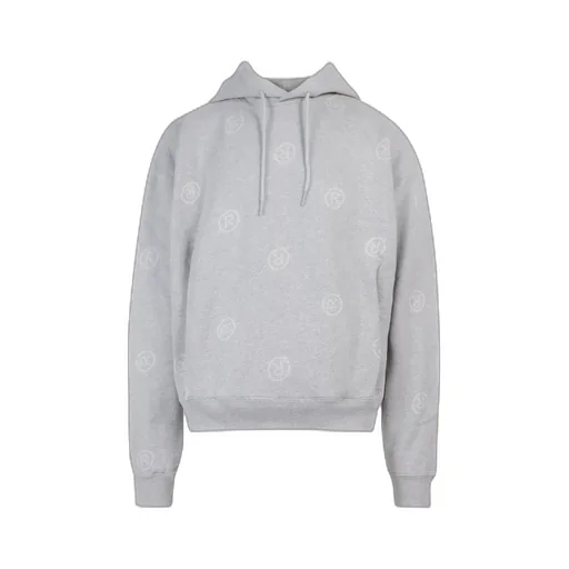 Martine Rose Slogan Printed Drawstring Hoodie
