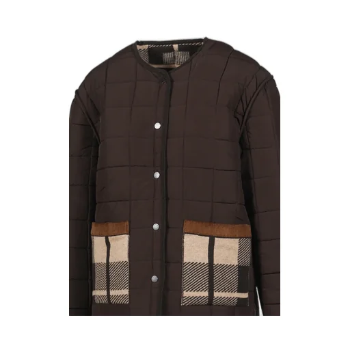 Quilted Plaid Liner Jacket