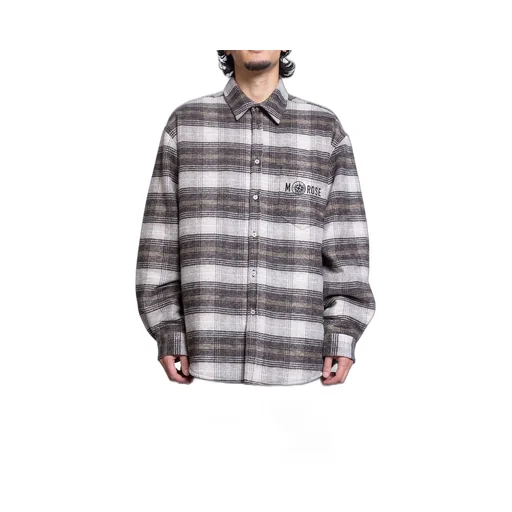 Martine Rose Check Patterned Flannel Overshirt