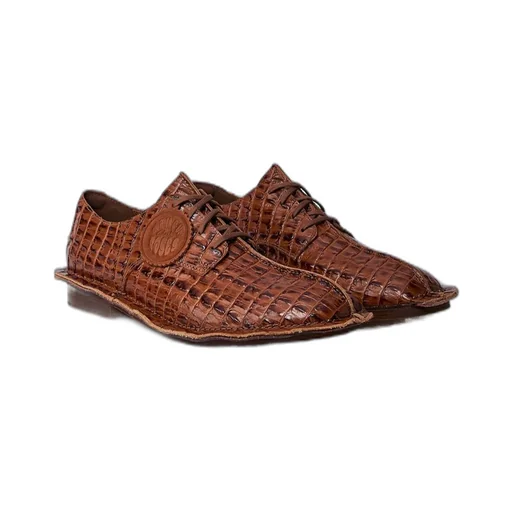 Martine Rose X Clarks Embossed Logo Patch Lace-Up Shoes