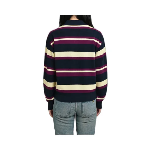 Collegiate Stripe Polo / Midnight Combo