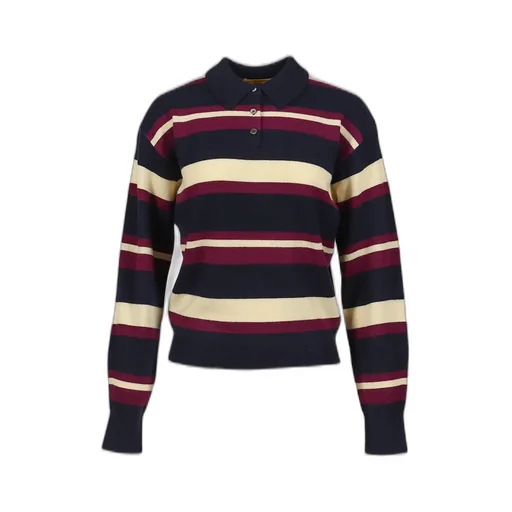 Collegiate Stripe Polo / Midnight Combo