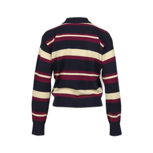 Collegiate Stripe Polo / Midnight Combo