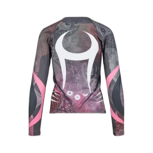 Printed Long Sleeve Fitted Top / Camo
