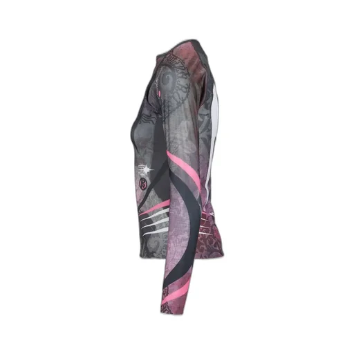 Printed Long Sleeve Fitted Top / Camo