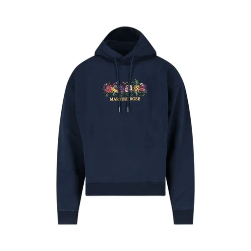 Martine Rose Floral Embroidered Drawstring Hoodie