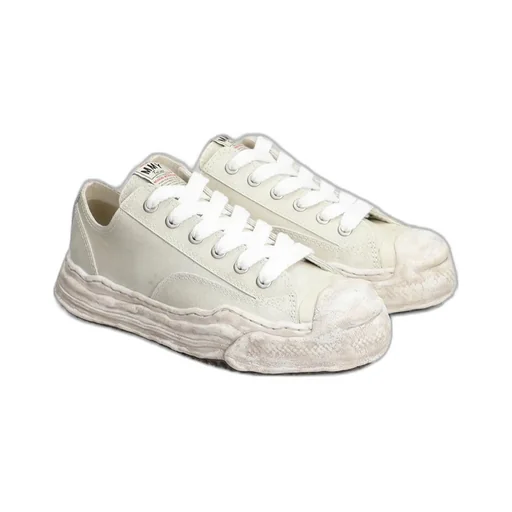 Maison Mihara Yasuhiro Hank Distressed Low-Top Sneakers