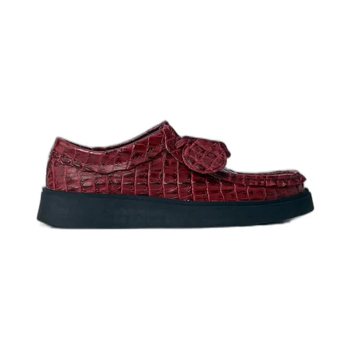 Martine Rose X Clarks Embossed Square Toe Loafers