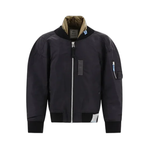 Maison Mihara Yasuhiro Zip-Up Padded Bomber Jacket