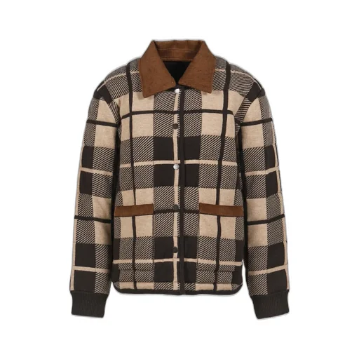 Quilted Plaid Liner Jacket