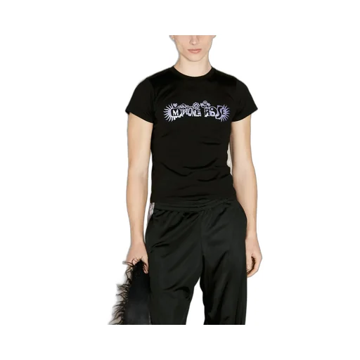 Martine Rose Shrunken Logo Printed T-Shirt