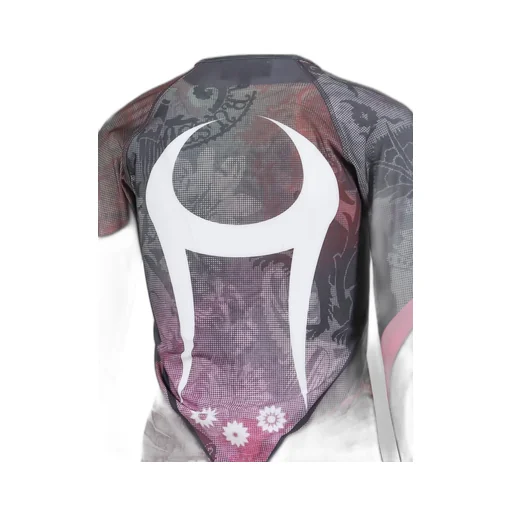 Printed Long Sleeve Fitted Top / Camo