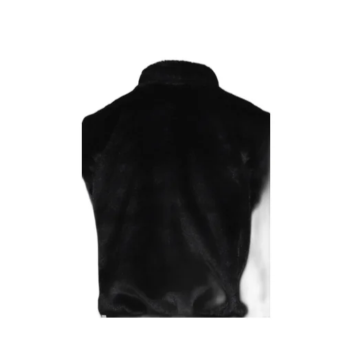Fleece Appliqu_ Zipup Jacket / Blk